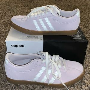 Adidas Courtset Suede Shoe Lilac Womens 6.5